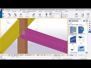 Tekla Structures Custom Components - Connection for Precasters