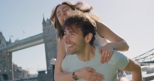 Tourist Couple Giving Piggyback Enjoying European Stock Footage Video (100% Royalty-free) 25049792 | Shutterstock