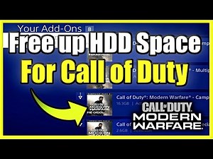 FIX Not Enough Storage Space on Hard Drive for Call of Duty Modern Warfare or Warzone PS4 (Easy!)