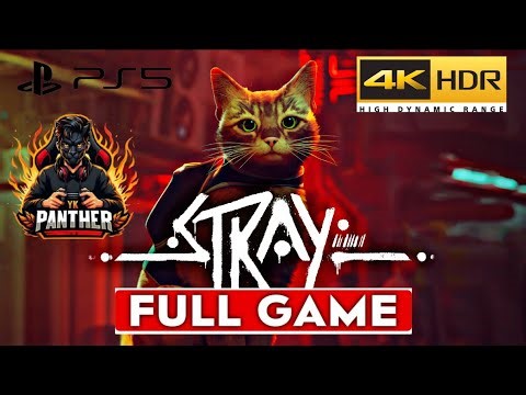 STRAY Gameplay Walkthrough FULL GAME [4K 60FPS PS5] - #stray #straygameplay