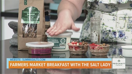 Farmers Market Breakfast with The Salt Lady