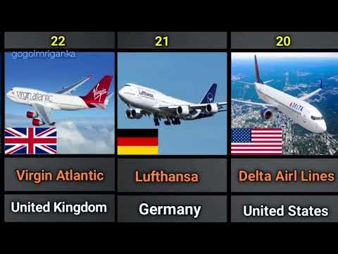 Top 50 Airlines in the World 🌎🌍. #airlines #airline #top50 #worlddata