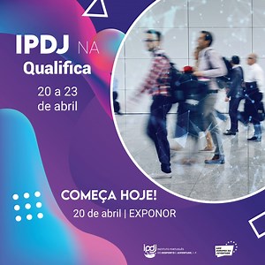 13 reactions | Começa hoje a Feira de Educação, Formação, Juventude e Emprego na Exponor!   De hoje a sábado estaremos na Qualifica com imensas atividades para ti! 露 Vem ter connosco!  Até já #IPDJ #AnoEuropeuDaJuventude #EuropeanYearOfYouth #AEJ2022 #EYY2022 #ComissaoEuropeia #europeancomission | IPDJ - Instituto Português do Desporto e Juventude, I.P. | Facebook
