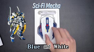 M6P - INPHIC ergonomic wireless mouse mecha color 4 speed DPI adjustable. #wirelessmouse #inphic #gamingsetup #techtok #gamingontiktok #inphicm6p