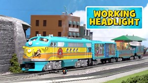 Lionel Looney Tunes Electric O Gauge Bluetooth 5.0 Train Set, Ages 14+ | Remote, Voice Control, Lights, Sounds, FT Diesel Locomotive