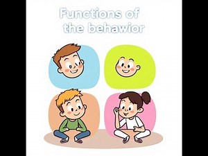 The 4 functions of the behavior