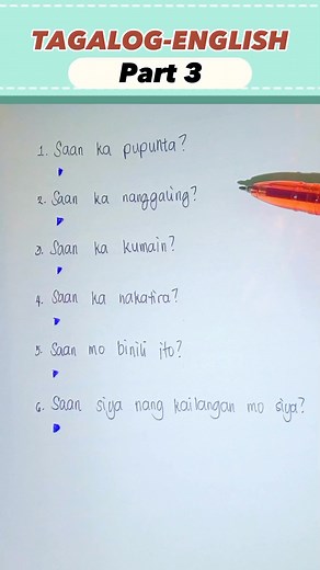 417K views · 13K reactions | TAGALOG - ENGLISH translation | Part 3...