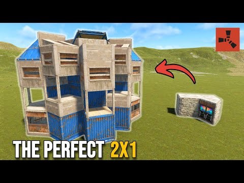 I Designed the *Best* Solo/Duo Base Design - 2x1 Snowball Base (Console + PC Rust)