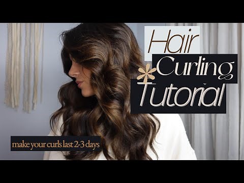 ✨ How I Curl My Hair & Make It Last All Day | Easy Step-By-Step Tutorial