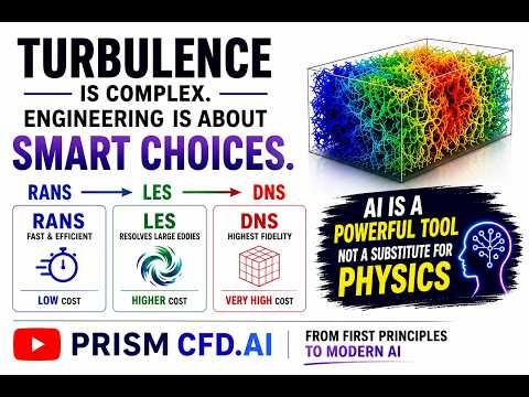 Why Turbulence Is Still Unsolved | RANS vs LES vs DNS Explained | CFD Fundamentals #cfd
