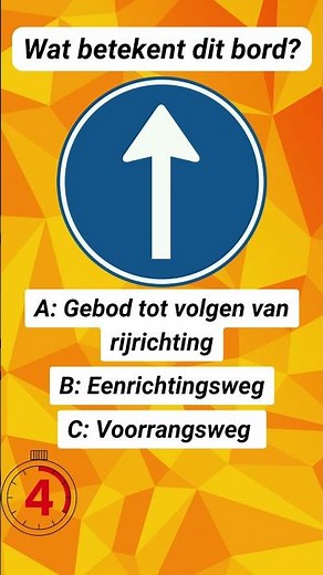 Wat betekent dit verkeersbord?