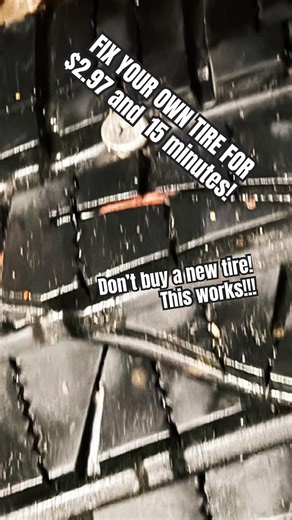 Fix a Flat Tire for $2.97 in 15 Minutes 😳