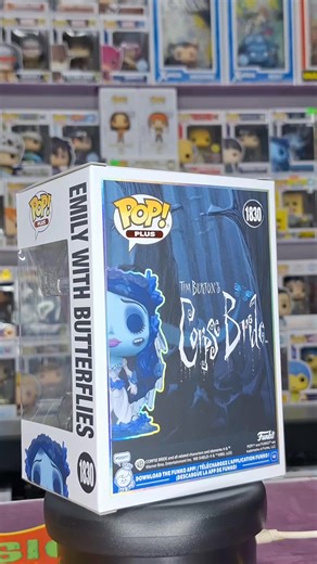 Revive uno de los momentos más emotivos de Corpse Bride con la figura Funko Pop! Plus Emily with Butterflies #1830. Emily aparece con su icónico vestido de novia y rodeada de mariposas, en un diseño fiel al estilo gótico y encantador de la película de Tim Burton. Este Funko Pop es una pieza perfecta para coleccionistas y fans del cine oscuro y romántico. 📍 Disponible en nuestra sucursal en Guadalajara (Tecnocentro, frente al Mercado Corona, segundo piso, local C-60) 🛒 También puedes comprarlo 
