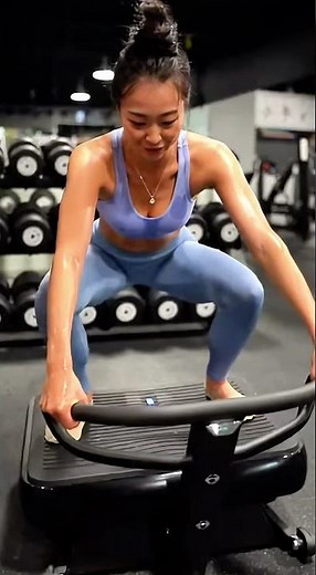 She Tried the Vibration Machine… and Instantly Regretted It 😅