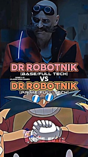 Dr Robotnik (Movie) vs Dr Robotnik (Classic)