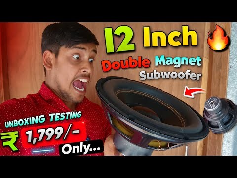 I Bought A High Bass 12" Inch Double Magnet Subwoofer Only At ₹1,799 Rupees | Fabtec 12 Inch Sub...