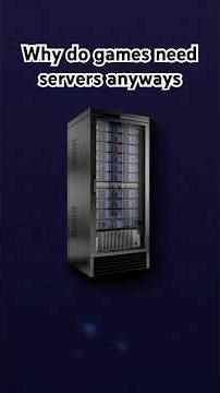 Why do websites and games need servers anyways?