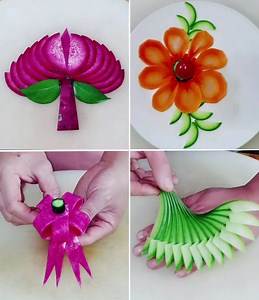 32K views · 85 reactions |  Easy Fruit Carving for Beginners: Beginner-Friendly Ideas to Impress Your Party Guests!  | Art & Craft | Facebook