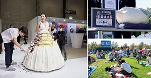 The most amazing world records of 2023: from an edible wedding dress to the longest underwater kiss. Photos and videos