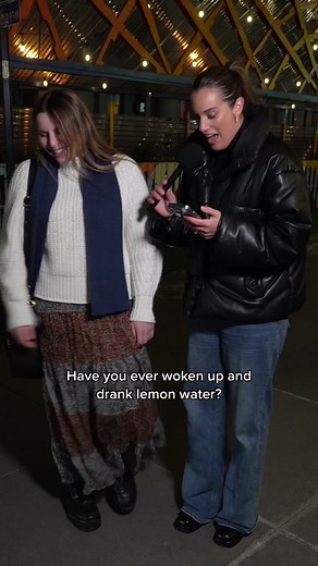 Is lemon water a scam?? #wellness #scam #lemonwater #morningroutine #manonthestreet