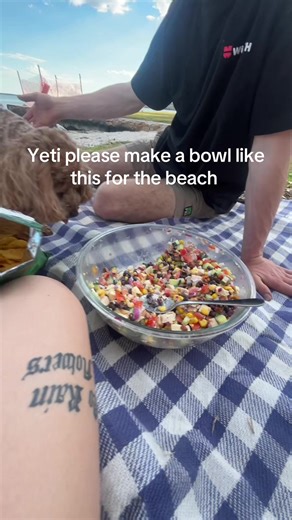 YETI Low Insulated Bowl for Beach Days