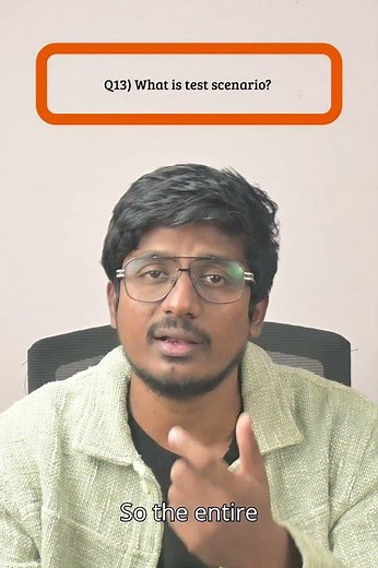 Q13 What is Test Scenario?| 100+ RealTime Manual Testing Interview Q and A | Ignitesofttech