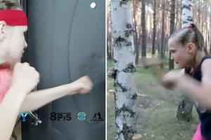 ‘World’s strongest girl’ who punched down a TREE is unrecognisable now