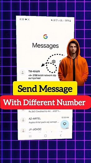 Send Unlimited message without showing number 🤯🤫 #sendunlimitedmessage #message #tipsandtricks #tech