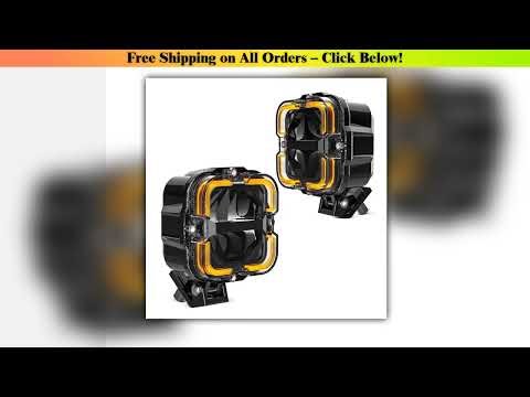 Super Bright LED Work Light Bar for Car Offroad Truck SUV ATV Motorcycle White & Amber Drl 12v Led