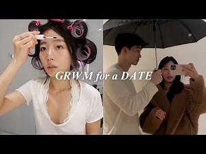 GRWM to go on a DATE!! *vlog*