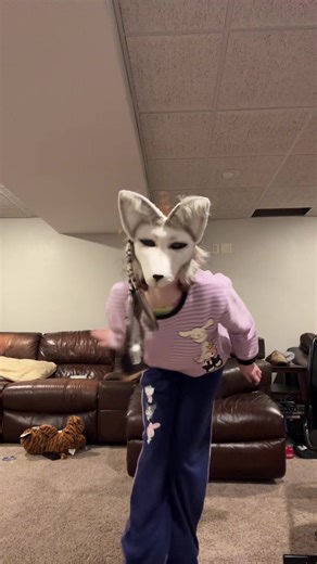 Ugh i lub this song#arcticfox #therian #theriangear #therianthropy #foxmask