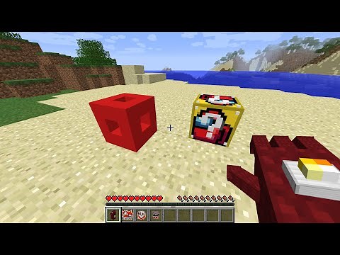 Among Us vs Roblox Lucky Block MOD in Minecraft