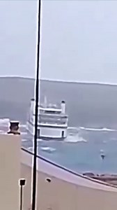 22K views · 616 reactions | 퐖퐀퐓퐂퐇: OUR NEW VIDEO HERE https://bit.ly/CheffromGozo Gozo Channel spotted struggling on windy sea Thanks malta dizastru totali for their video. #lovemalta #visitmalta #malta #gozo #visitgozo #bigwaves | LoveMalta | Facebook