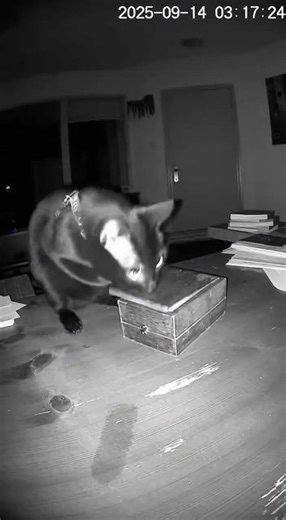 Cat's Low-Key Magic Trick