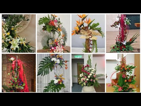 Top stylish fresh flower arrangement and decoration 
