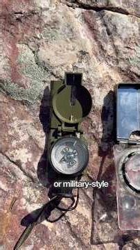Basics of Using A Compass #backpacking #survivalskills #hiker #camping #compass