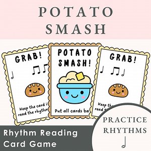 Thanksgiving Rhythm Reading Game | Half Note | November Music Centers