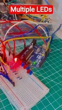 Multiple LEDs Project ( Arduino) #arduino #presencesensor #arduinoproject #arduinoprogramming i