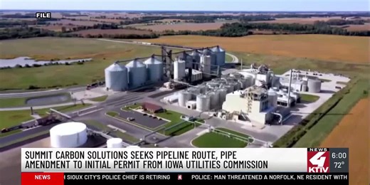 Summit Carbon Solutions files petition with Iowa Utilities Commission for initial route permit change