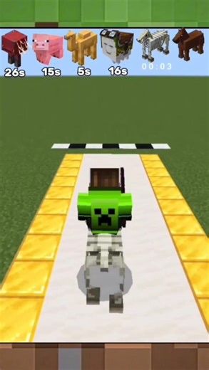 Mobs Race 😎 | #mha #minecraft #youtubeshorts