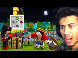 لقينا اغراض بصناديق مجهولة وصنعنا اغرب رشاش في ماين كرافت !!؟