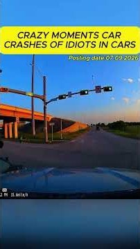 CRAZY MOMENTS CAR CRASHES OF IDIOTS IN CARS #dashcam #roadrage #roadsafety #automobile