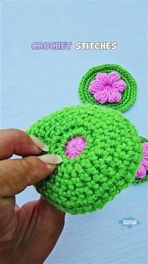 Beautiful Puff Flowers Round Motifs #crochet