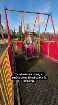 How do wheelchair users use a swing?!