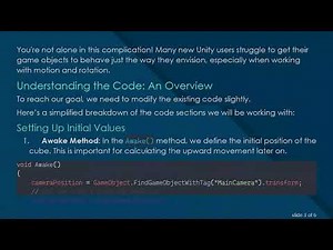 Mastering Unity: Rotate Objects Around a Point and Animate with Sine Function
