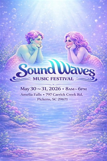✨ Welcome to SoundWaves Music Festival ✨ Our first official announcement is here… and we’re starting with something special. 💜 ZERO DAY CLUB💜 Get 26% OFF your ticket as one of our very first believers. We’re officially 13 weeks out, and love multiplies when community gathers. All tickets purchased on March 1 qualify for double the love! This is more than a music festival. It’s merfolk magic, live music, artisan vendors, camping, and family-friendly coastal vibes in one unforgettable weekend. �