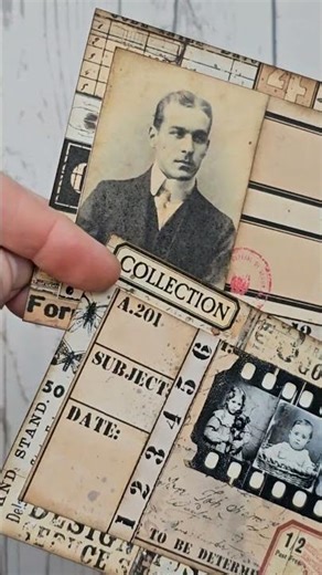 Making COLLAGE CARDS with scraps 🎨 #marlydesign