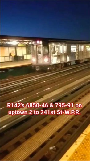 NYCS: #R142 on uptown 2 @ West Farms Square #mta #youtubeshorts #nycsubway #thebronx #sunrise
