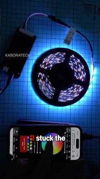 I transformed my desk setup lighting for under €45 (SK6812 + WLED)