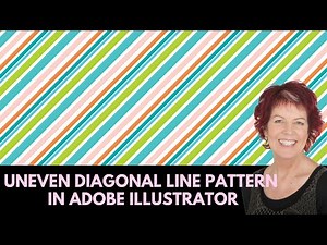 Illustrator - Create a Pattern of Uneven Width Diagonal Lines